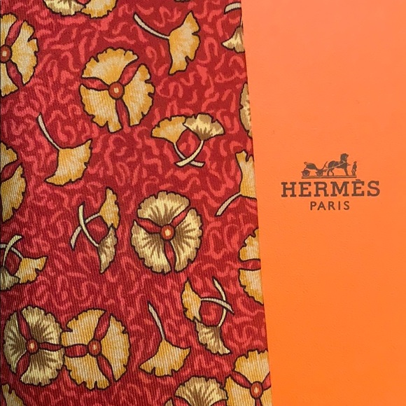 Hermes Other - Hermès Tie Floral Print